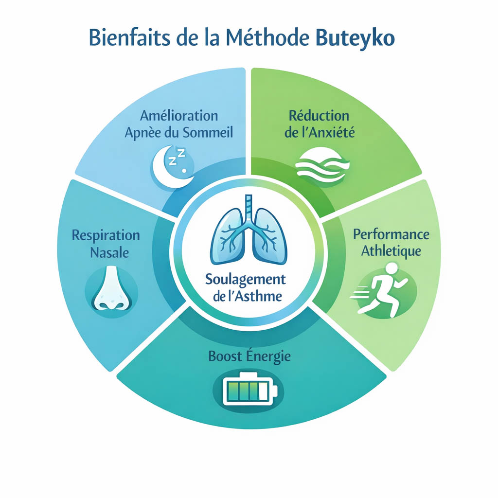 bienfaits méthode buteyko asthme apnée sommeil anxiété