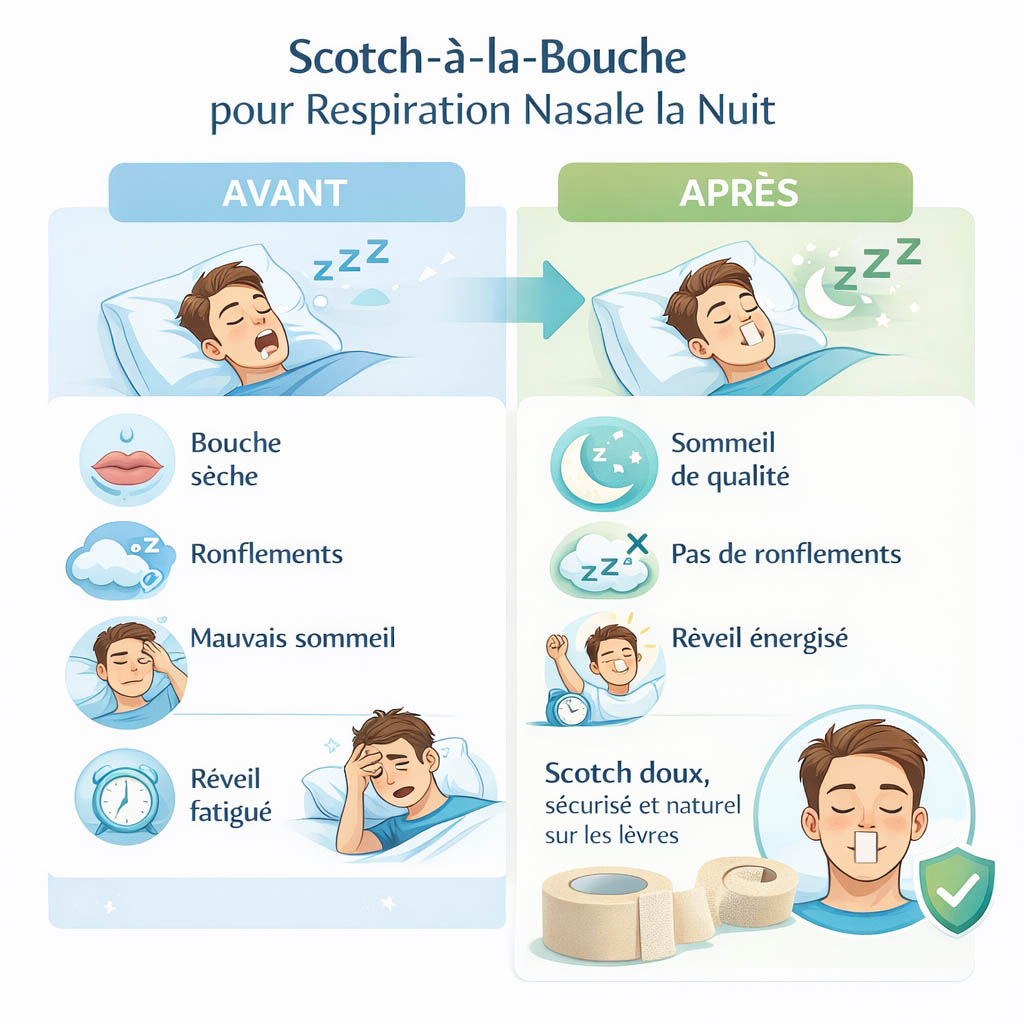 buteyko scotch bouche nuit respiration nasale sommeil