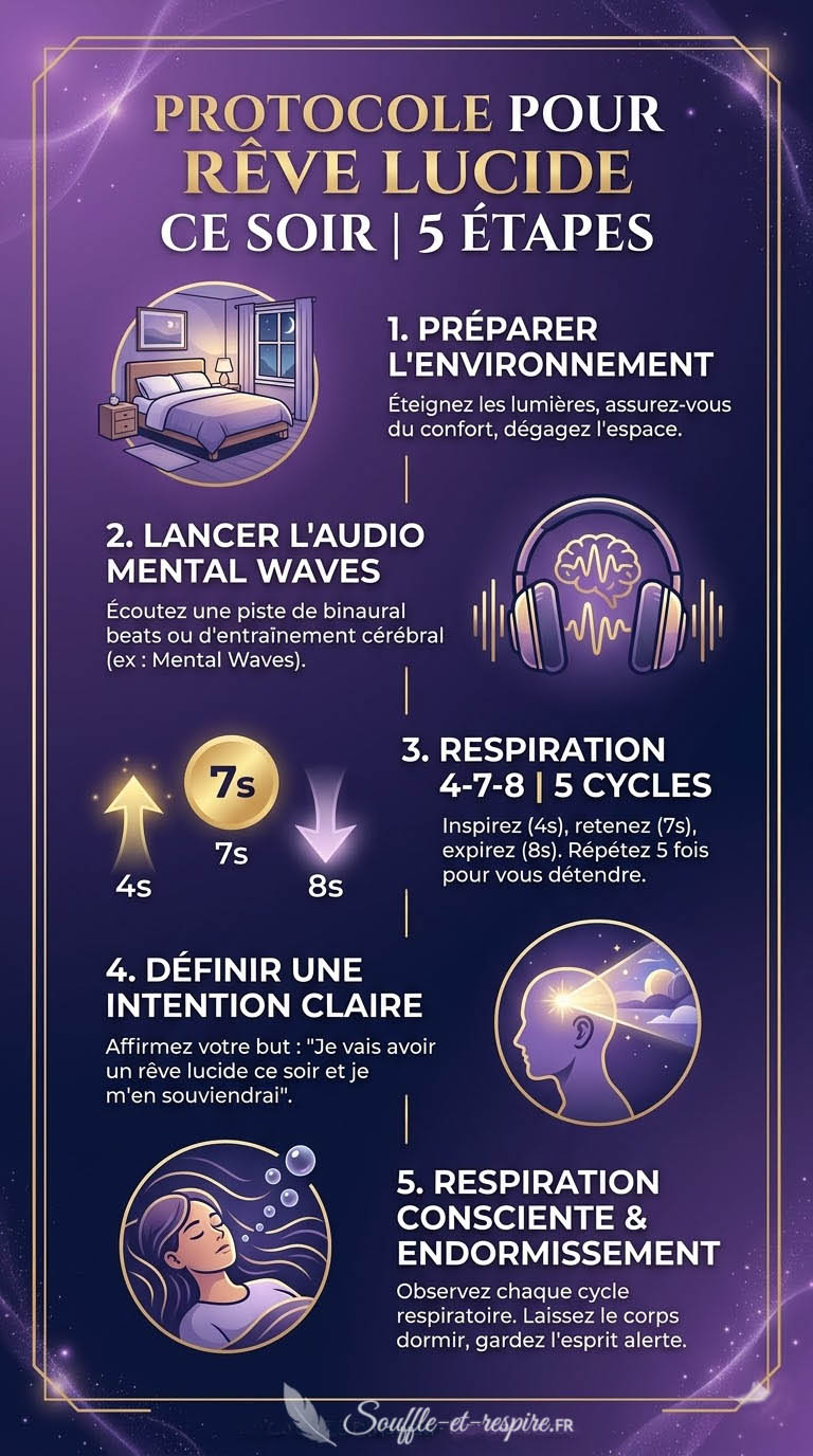 protocole etapes reve lucide ce soir