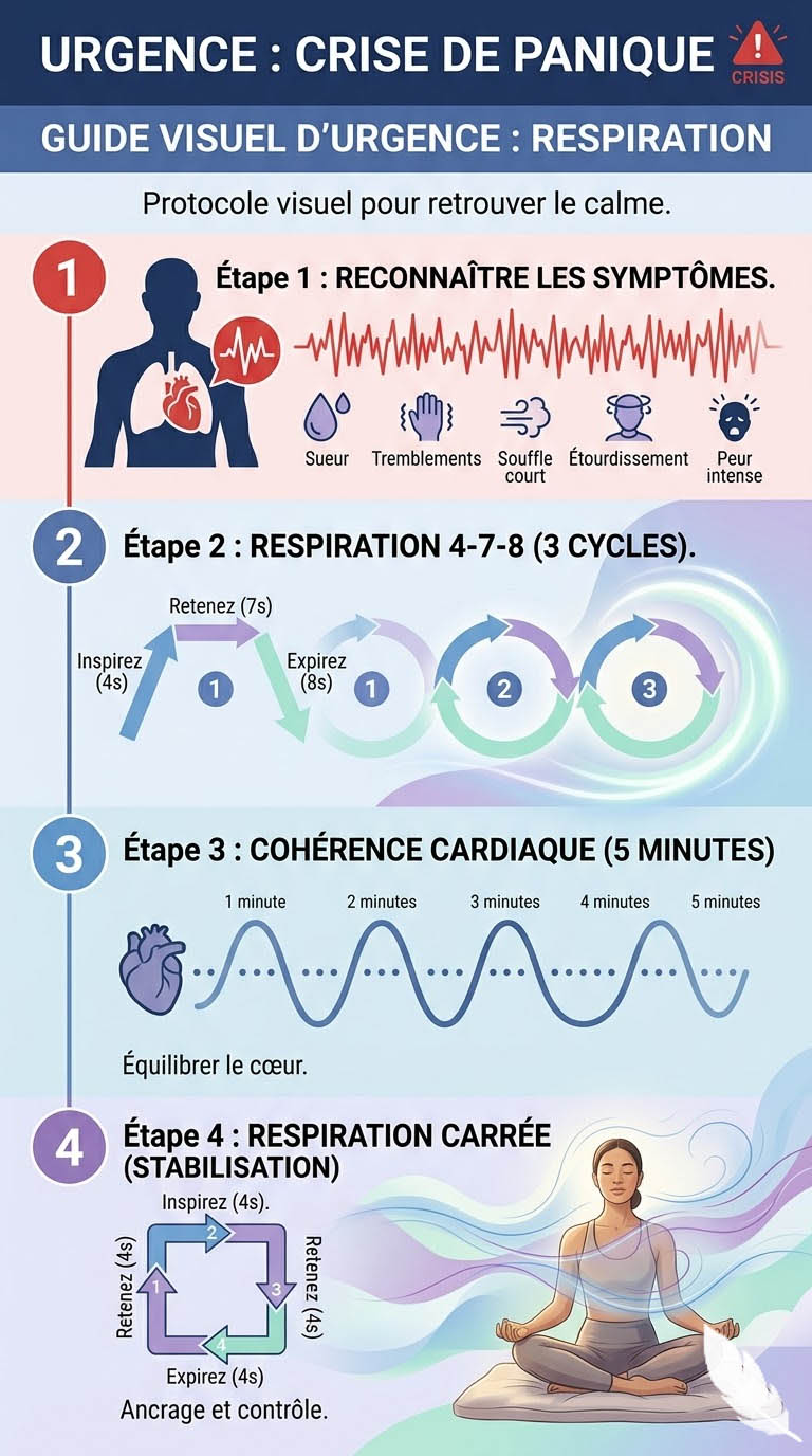 protocole urgence crise angoisse respiration