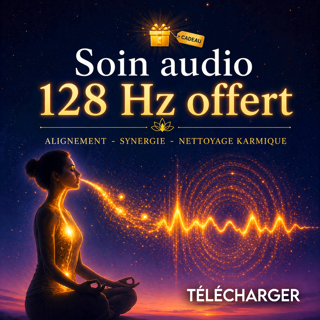 Soin audio 128 Hz offert