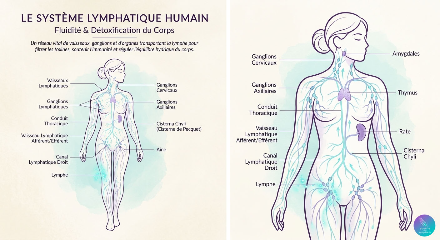 systeme lymphatique circulation corps